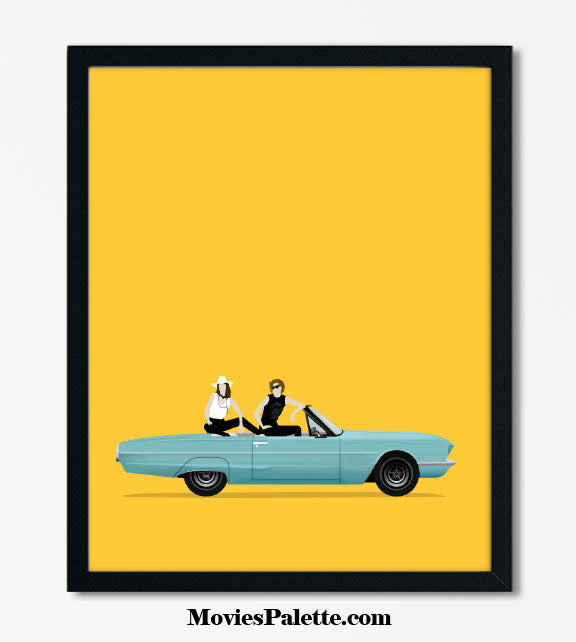 Thelma & Louise Movie Art Print. Best 90s Movie Posters. Ridley Scott. Free Shipping. Available in 5 sizes. Item No. 001