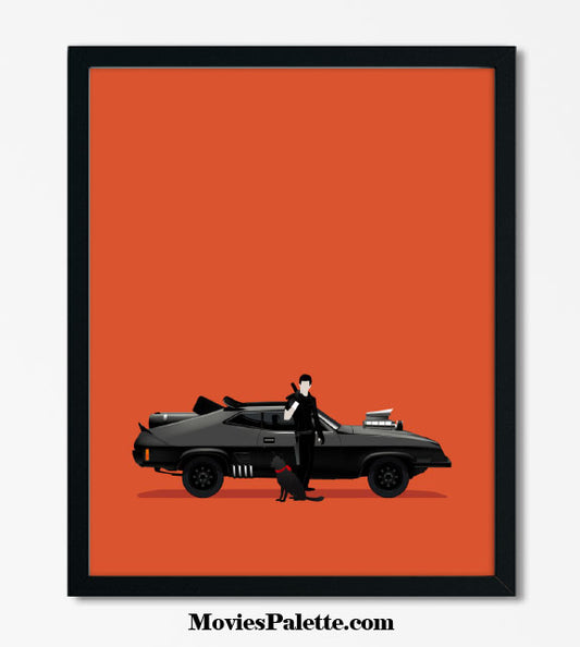 Mad Max 2 (1981) Movie Art Print. Mel Gibson. Best 80s Movie Posters. Free Shipping. Available in 5 sizes. Item No. 003