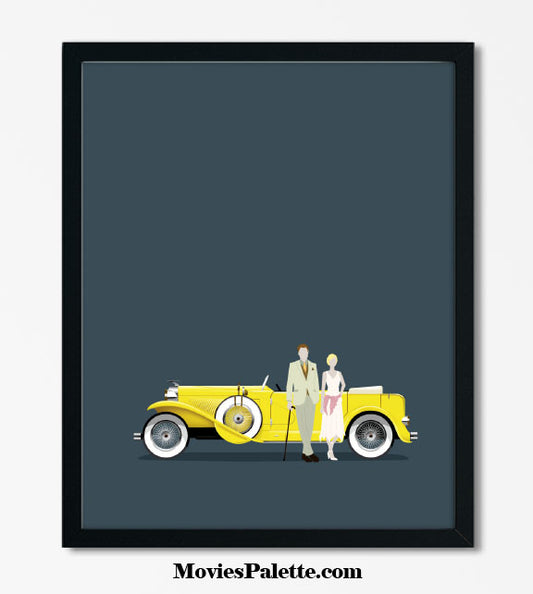 The Great Gatsby Movie Art Print. Best 2010s Movie Posters. Free Shipping. Available in 5 sizes. Item No. 004