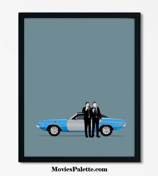 Supernatural TV Series Art Print. Sam & Dean. Best 2000s Movie Posters. Free Shipping. Available in 5 sizes. Item No. 006