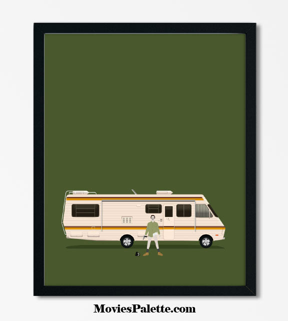 Breaking Bad. TV Series Art Print. Mr White. Breaking Bad RV. Free Shipping. Available in 5 sizes. Item No. 013