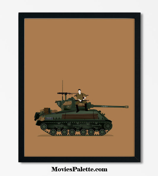 Fury Movie Poster. Brad Pitt. 2010s Best Movies. David Ayer. Fury Tank. Movie Art Print. Free Shipping. Available in 5 sizes. Item No. 016