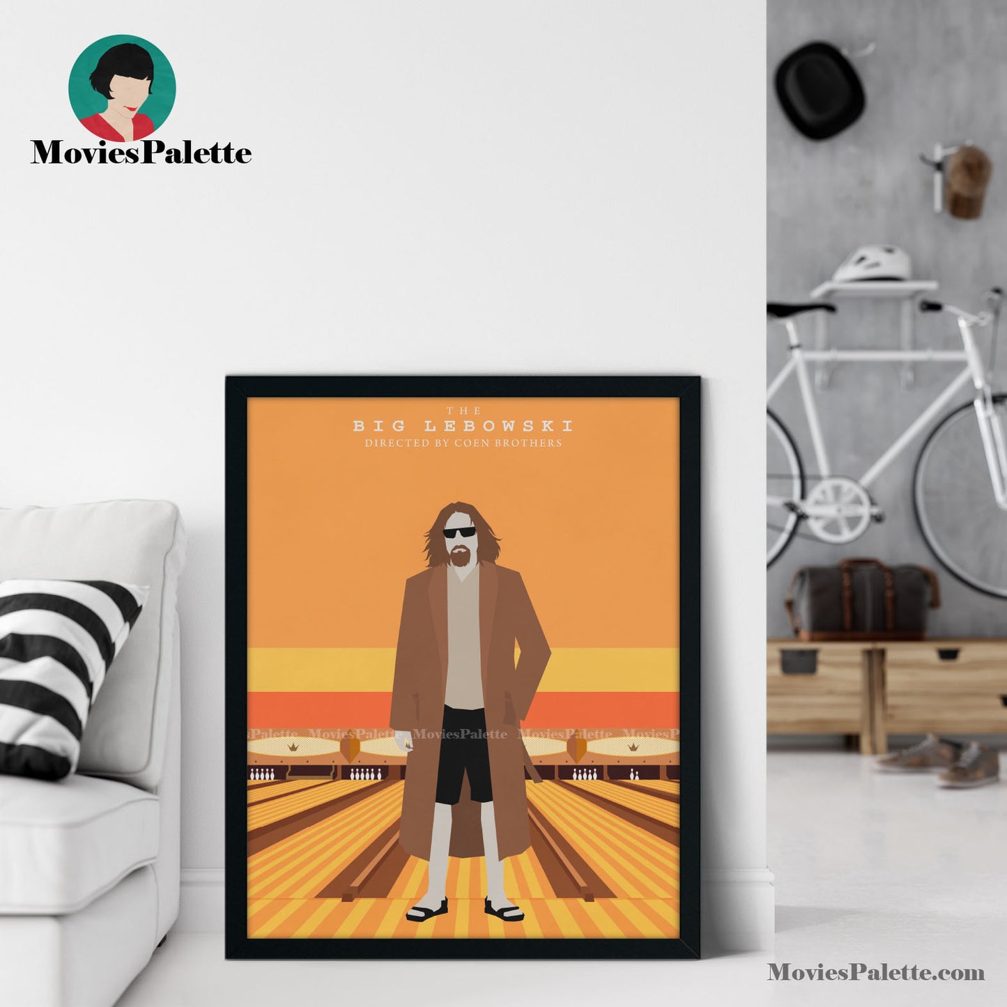 The Big Lebowski Movie Art Print. Best 90s Movie Posters. Coen Brothers. Free Shipping. Available in 5 sizes. Item No. D-015