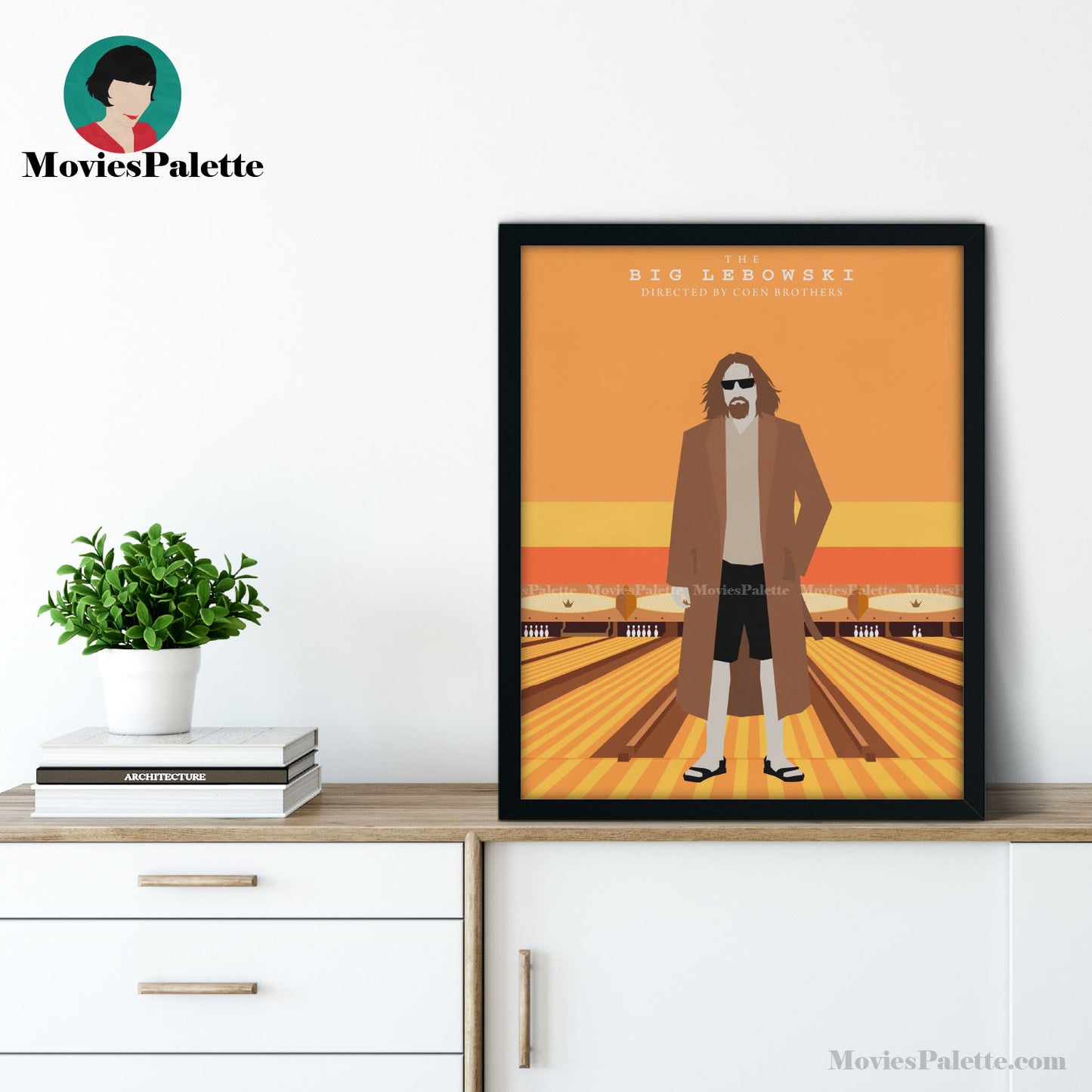 The Big Lebowski Movie Art Print. Best 90s Movie Posters. Coen Brothers. Free Shipping. Available in 5 sizes. Item No. D-015