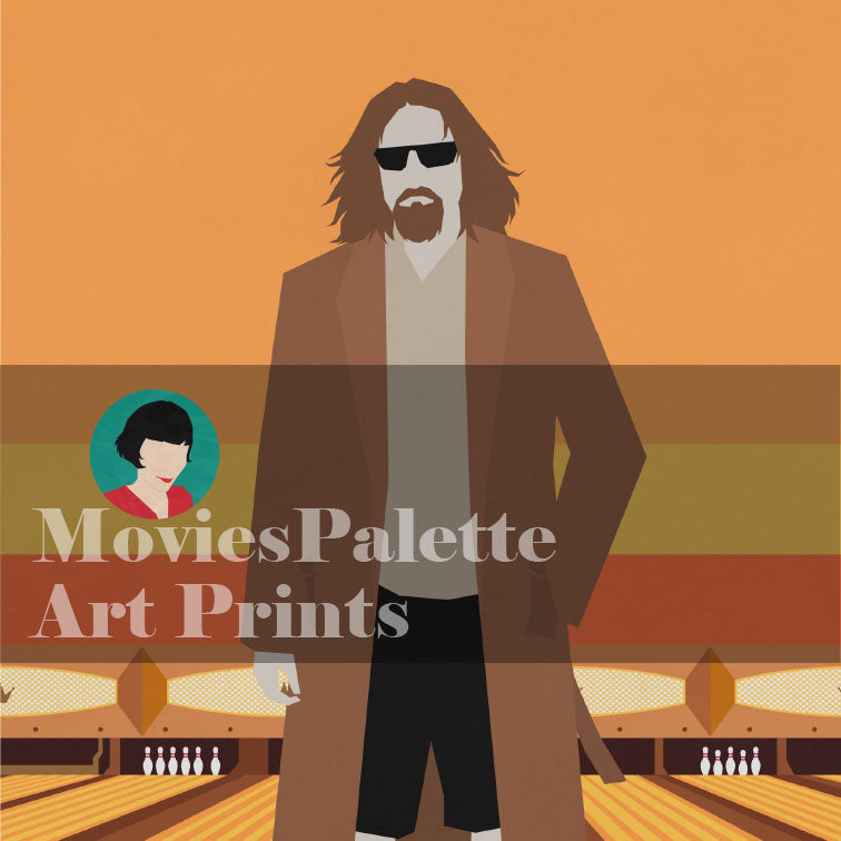 The Big Lebowski Movie Art Print. Best 90s Movie Posters. Coen Brothers. Free Shipping. Available in 5 sizes. Item No. D-015