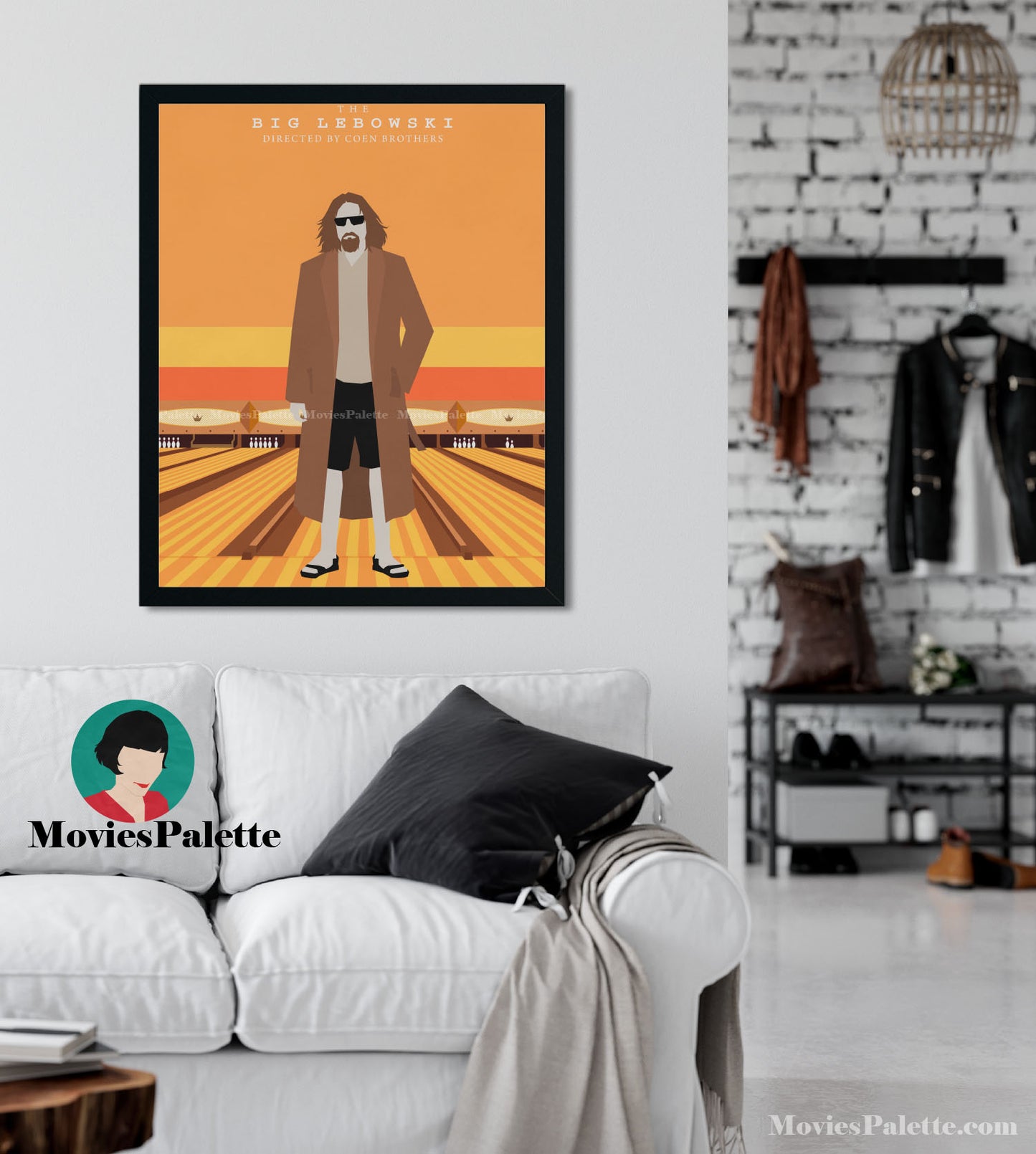 The Big Lebowski Movie Art Print. Best 90s Movie Posters. Coen Brothers. Free Shipping. Available in 5 sizes. Item No. D-015