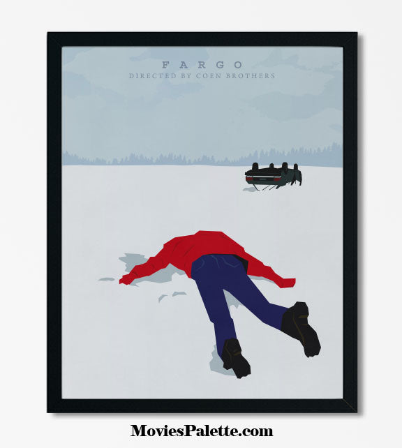 Fargo Movie Poster. Best 90s Movie Posters. Coen Brothers. Free Shipping. Available in 5 sizes. Item No. D-070