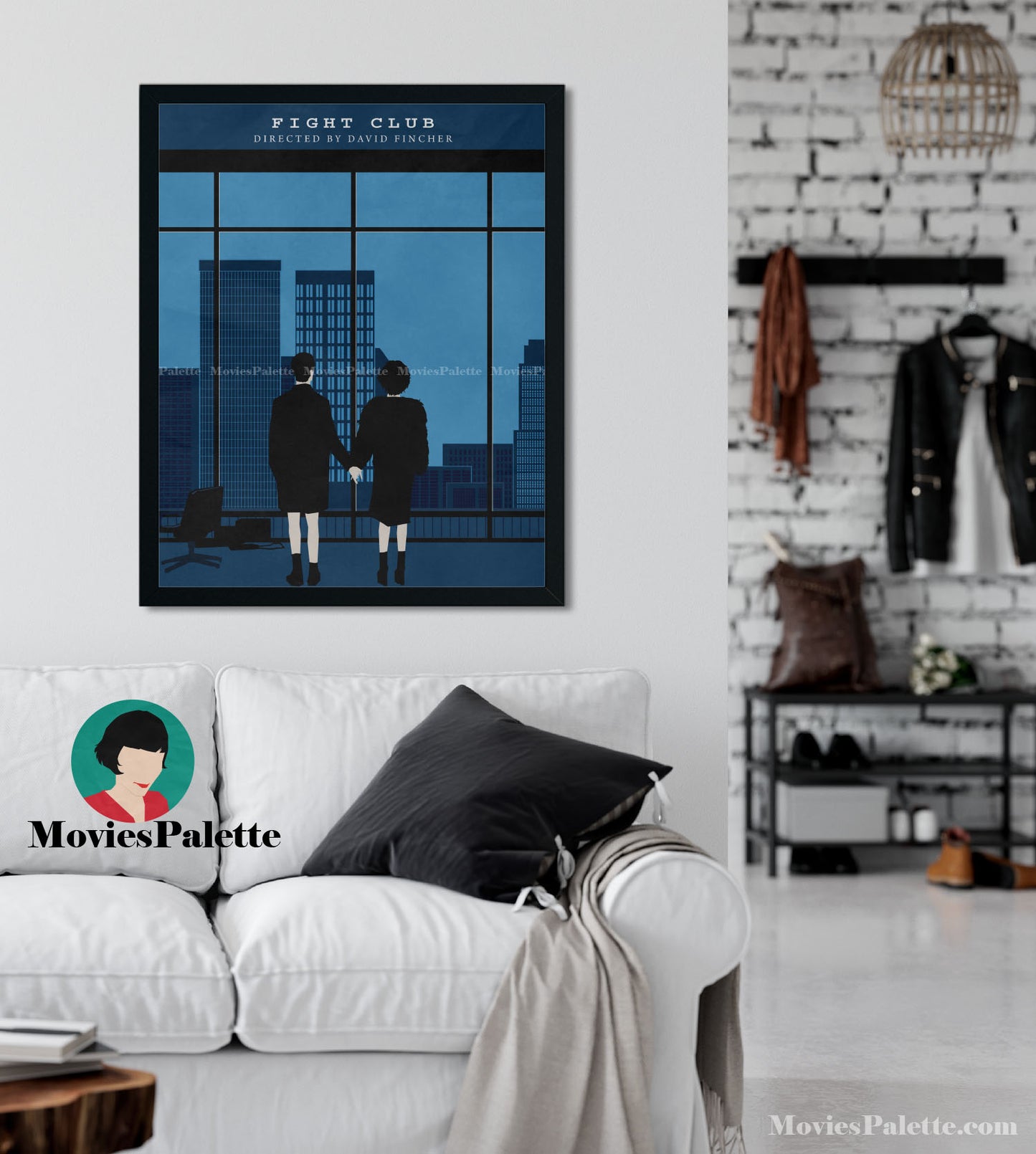 Fight Club Movie Art Print. Best 90s Movie Posters. Bradley Pitt. Free Shipping. Available in 5 sizes. Item No. D-073