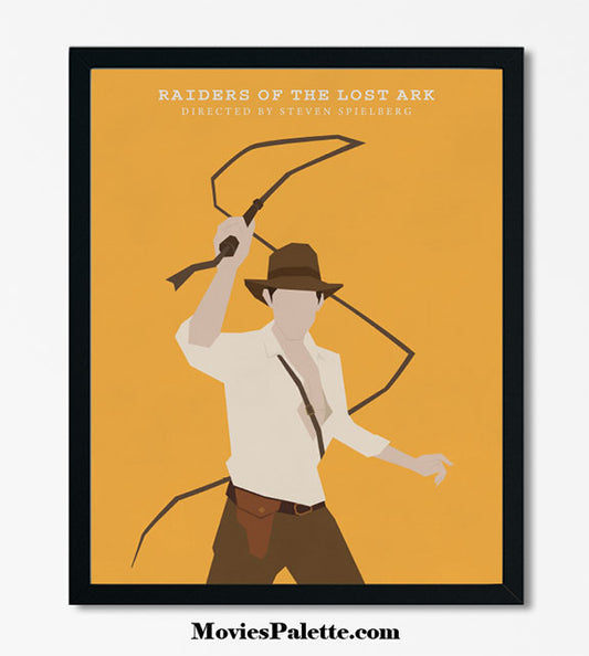 Indiana Jones. Raiders of the Lost Ark Movie Poster. Best 80s Movie Posters. Free Shipping. Available in 5 sizes. Item No. D-084