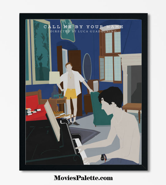 Call Me By Your Name Movie Art Print. Elio and Oliver. Romantic Movies. Free Shipping. Available in 5 sizes. Item No. N-013